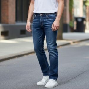 Lucky Brand Jeans 361 Vintage Straight Mens Blue Denim Cotton